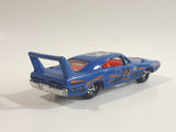 2000 Hot Wheels Seein' 3-D 1970 Dodge Charger Daytona Blue Die Cast Toy Muscle Car Vehicle