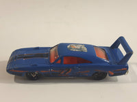 2000 Hot Wheels Seein' 3-D 1970 Dodge Charger Daytona Blue Die Cast Toy Muscle Car Vehicle