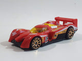 2012 Hot Wheels Track Stars 24 Ours Red Die Cast Toy Race Car Vehicle