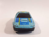 Yatming No. 807 Mazda RX-7 Turbo Super 8 Light Blue Die Cast Toy Car Vehicle