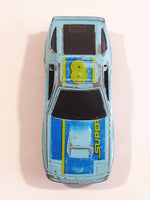 Yatming No. 807 Mazda RX-7 Turbo Super 8 Light Blue Die Cast Toy Car Vehicle