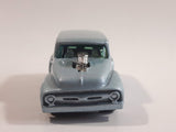 1999 Hot Wheels First Editions '56 Ford Truck Light Blue Grey Die Cast Toy Car Hot Rod Vehicle with Opening Hood