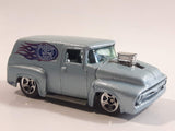 1999 Hot Wheels First Editions '56 Ford Truck Light Blue Grey Die Cast Toy Car Hot Rod Vehicle with Opening Hood