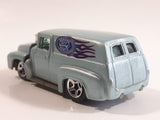 1999 Hot Wheels First Editions '56 Ford Truck Light Blue Grey Die Cast Toy Car Hot Rod Vehicle with Opening Hood