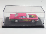 2003 100% Hot Wheels 1969 Buick Riviera Lowrider Bright Pink Die Cast Toy Car Vehicle with Lifting Front End in Display Case