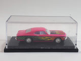 2003 100% Hot Wheels 1969 Buick Riviera Lowrider Bright Pink Die Cast Toy Car Vehicle with Lifting Front End in Display Case