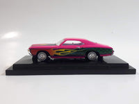 2003 100% Hot Wheels 1969 Buick Riviera Lowrider Bright Pink Die Cast Toy Car Vehicle with Lifting Front End in Display Case