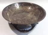Vintage Silver Plate Vegetable Serving Dish with Ornate Handles