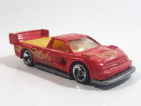 2000 Hot Wheels Pikes Peak Tacoma Truck Red Die Cast Toy Race Car Vehicle