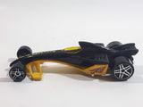 2001 Hot Wheels Rod Squadron Greased Lightin' Black Die Cast Toy Race Car Vehicle