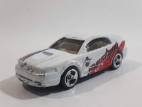 2001 Hot Wheels Company Cars '99 Mustang White Die Cast Toy Car Vehicle