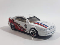 2001 Hot Wheels Company Cars '99 Mustang White Die Cast Toy Car Vehicle