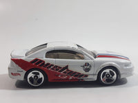 2001 Hot Wheels Company Cars '99 Mustang White Die Cast Toy Car Vehicle