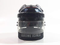 2009 McDonald's NHL Ice Hockey Jarome Iginla Calgary Flames Mini Helmet Mask and Figure on Puck