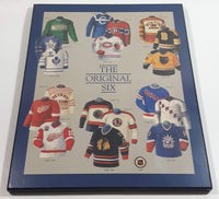 NHL Ice Hockey The Original Six Team Jersey History 8" x 10" Hardboard Wall Plaque