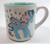 Vintage 1986 Hasbro My Little Pony Fizzy Mint Green and White Ceramic Coffee Mug