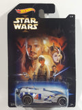 2014 Hot Wheels Disney Star Wars 1/8 I Gearonimo Silver Die Cast Toy Car Vehicle New in Package