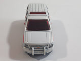 2009 Hot Wheels HW City Works '07 Chevy Tahoe Fire Dept. Rescue #8 White Die Cast Toy Car Emergency Vehicle