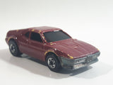 1989 Hot Wheels Color Racers II Wind Splitter Dark Red Burgundy Die Cast Toy Car Vehicle