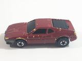 1989 Hot Wheels Color Racers II Wind Splitter Dark Red Burgundy Die Cast Toy Car Vehicle