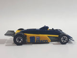 1989 Hot Wheels Thunderstreak Formula Fever Yellow and Blue Die Cast Toy Race Car Vehicle