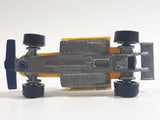 1989 Hot Wheels Thunderstreak Formula Fever Yellow and Blue Die Cast Toy Race Car Vehicle