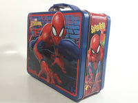 2017 Marvel Spider-Man Embossed Tin Metal Lunch Box