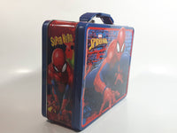 2017 Marvel Spider-Man Embossed Tin Metal Lunch Box