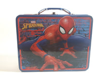 2017 Marvel Spider-Man Embossed Tin Metal Lunch Box