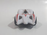 2008 Hot Wheels Speed Racer Movie Mach 6 White Plastic Die Cast Toy Car Vehicle OH5