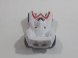 2008 Hot Wheels Speed Racer Movie Mach 6 White Plastic Die Cast Toy Car Vehicle OH5