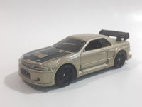 2009 Hot Wheels Dream Garage Nissan Skyline Metalflake Gold Die Cast Toy Car Vehicle