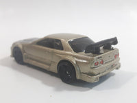 2009 Hot Wheels Dream Garage Nissan Skyline Metalflake Gold Die Cast Toy Car Vehicle