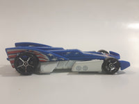 2009 Hot Wheels Track Stars RD-10 Blue Die Cast Toy Car Vehicle