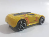 2009 Hot Wheels Track Stars Ultra Rage Yellow Plastic Body Die Cast Toy Car Vehicle