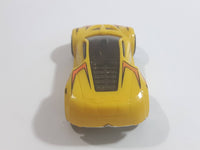 2009 Hot Wheels Track Stars Ultra Rage Yellow Plastic Body Die Cast Toy Car Vehicle