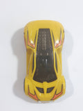 2009 Hot Wheels Track Stars Ultra Rage Yellow Plastic Body Die Cast Toy Car Vehicle