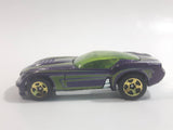 2009 Hot Wheels HW Designs Pony-Up Metallic Purple Die Cast Toy Car Vehicle