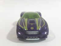 2009 Hot Wheels HW Designs Pony-Up Metallic Purple Die Cast Toy Car Vehicle