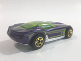 2009 Hot Wheels HW Designs Pony-Up Metallic Purple Die Cast Toy Car Vehicle