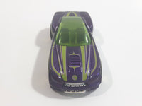 2009 Hot Wheels HW Designs Pony-Up Metallic Purple Die Cast Toy Car Vehicle