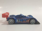 2010 Hot Wheels HW Racing Riley and Scott Mk III Pearl Blue Die Cast Toy Race Car Vehicle