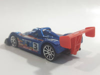 2010 Hot Wheels HW Racing Riley and Scott Mk III Pearl Blue Die Cast Toy Race Car Vehicle