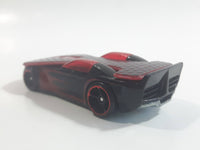 2009 Hot Wheels Track Stars Solar Reflex Black and Red Die Cast Toy Car Vehicle