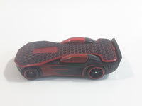 2009 Hot Wheels Track Stars Solar Reflex Black and Red Die Cast Toy Car Vehicle