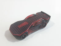 2009 Hot Wheels Track Stars Solar Reflex Black and Red Die Cast Toy Car Vehicle