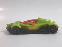 2012 Hot Wheels Code Cars Formula Street Lime Green Yellow and Black Die Cast Toy Race Car Vehicle