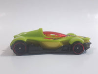 2012 Hot Wheels Code Cars Formula Street Lime Green Yellow and Black Die Cast Toy Race Car Vehicle