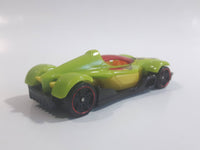 2012 Hot Wheels Code Cars Formula Street Lime Green Yellow and Black Die Cast Toy Race Car Vehicle