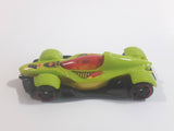 2012 Hot Wheels Code Cars Formula Street Lime Green Yellow and Black Die Cast Toy Race Car Vehicle